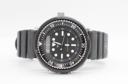 SEIKO(セイコー) ハイブリッドダイバー 150m H558 - 5000 動作品 デジアナ クォーツウォッチ - 安心保証・業界最安値の販売 福助