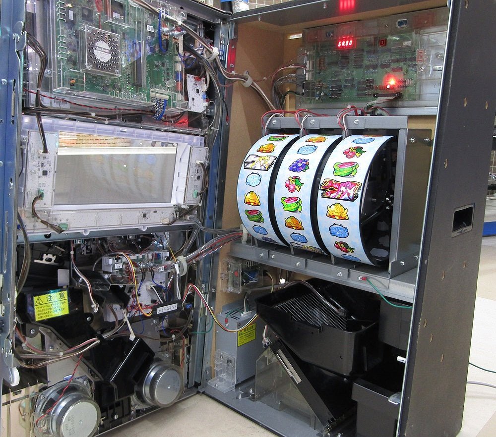 パチスロ実機 オーイズミ パチスロ1000ちゃん コイン不要機搭載 100V対応 Vol調節有 - 電動工具・楽器・ブランド・住設家電も総合リユース｜リサイクルショップ福助