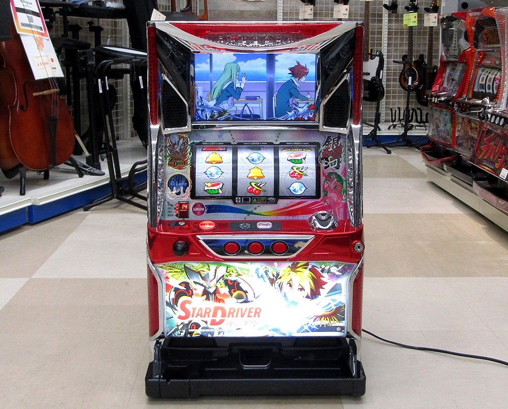 パチスロ実機 山佐 スタードライバー コイン不要機搭載 100V対応 Vol調節有 - 安心保証・業界最安値の販売 福助