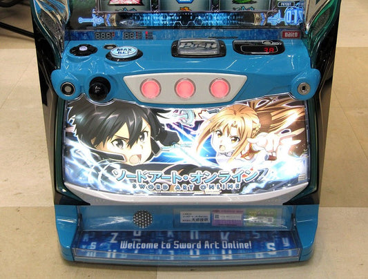パチスロ実機 スマスロ 大都技研 スロット ソードアート・オンライン スマスロユニット搭載 100V対応 Vol調節有 スロット - 安心保証・業界最安値の販売 福助