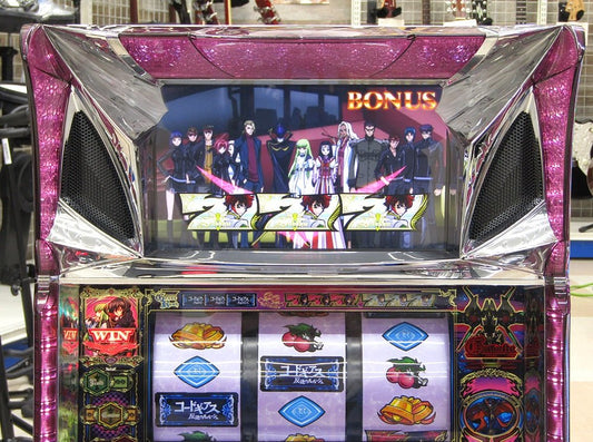 パチスロ実機 コードギアス反逆のルルーシュ コイン不要機搭載 100V対応 Vol調節有 スロット Sammy/サミー - 安心保証・業界最安値の販売 福助