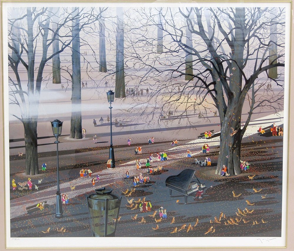 ヒロヤマガタ『猫たちのバラード』15号 シルクスクリーン 直筆サイン入り 152/250 版画 絵画 - 安心保証・業界最安値の販売 福助