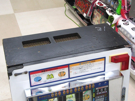 パチスロ実機 日活興業/山佐 プラネットⅡ 1.5号機 レトロ台 スロット コイン機 PLANETT 100V対応 基本動作確認済み - 安心保証・業界最安値の販売 福助
