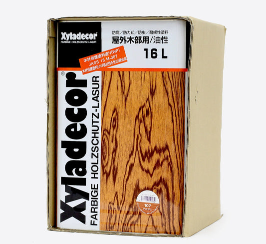大阪ガスケミカル キシラデコール 16L 107 マホガニ 塗料/ペンキ - 電動工具・楽器・ブランド・住設家電も総合リユース｜リサイクルショップ福助