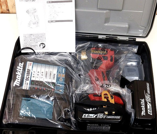 マキタ 充電式インパクトドライバ 18V 6.0Ah TD173DGXPR プレミアムレッド LXT20周年記念カラー - 電動工具・楽器・ブランド・住設家電も総合リユース｜リサイクルショップ福助