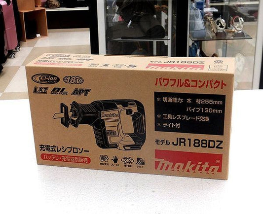 マキタ 充電式レシプロソー18V 本体のみ JR188DZ バッテリ/充電器/ケース別売 - 電動工具・楽器・ブランド・住設家電も総合リユース｜リサイクルショップ福助
