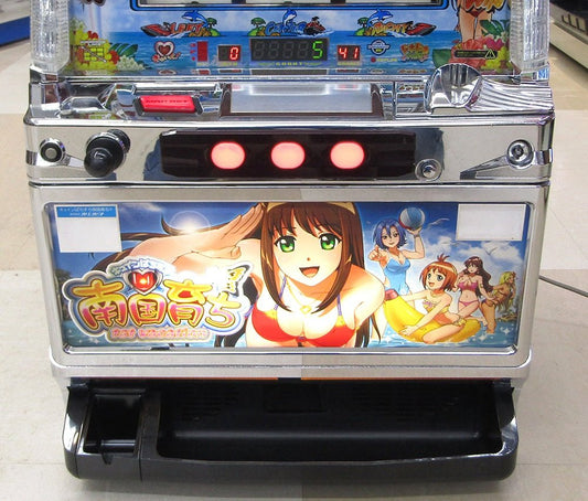 パチスロ実機 オリンピア キュインぱちすろ 南国育ち 1st vacation コイン不要機搭載 100V対応 Vol調節有 - 電動工具・楽器・ブランド・住設家電も総合リユース｜リサイクルショップ福助