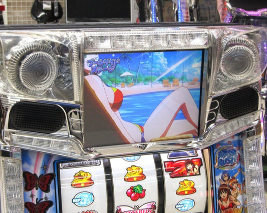 パチスロ実機 オリンピア キュインぱちすろ 南国育ち 1st vacation コイン不要機搭載 100V対応 Vol調節有 - 電動工具・楽器・ブランド・住設家電も総合リユース｜リサイクルショップ福助