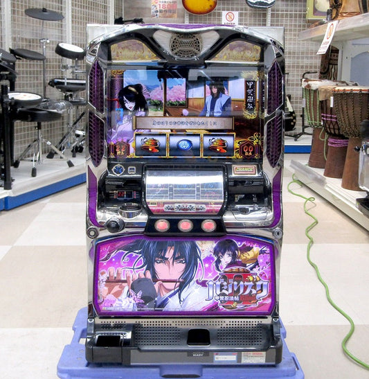 パチスロ実機 バジリスク2 甲賀忍法帖 コイン不要機付き 100V対応/ボリューム調節有 ドアキー/設定キー付属 - 電動工具・楽器・ブランド・住設家電も総合リユース｜リサイクルショップ福助