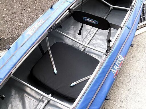 モンベル 2人乗り カヤック アリュート 380T コバルトブルー 全長380cm - 電動工具・楽器・ブランド・住設家電も総合リユース｜リサイクルショップ福助