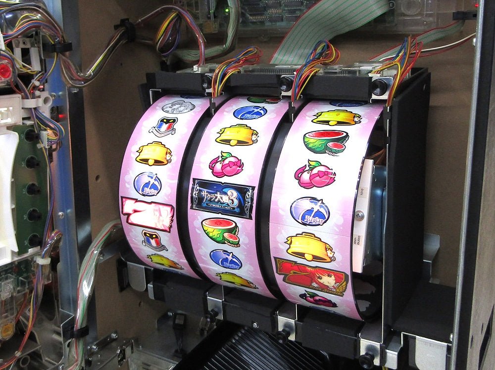 パチスロ実機 サミー サクラ大戦3 ～巴里は燃えているか～ コイン不要機搭載 100V対応 Vol調節有 スロット - 安心保証・業界最安値の販売 福助