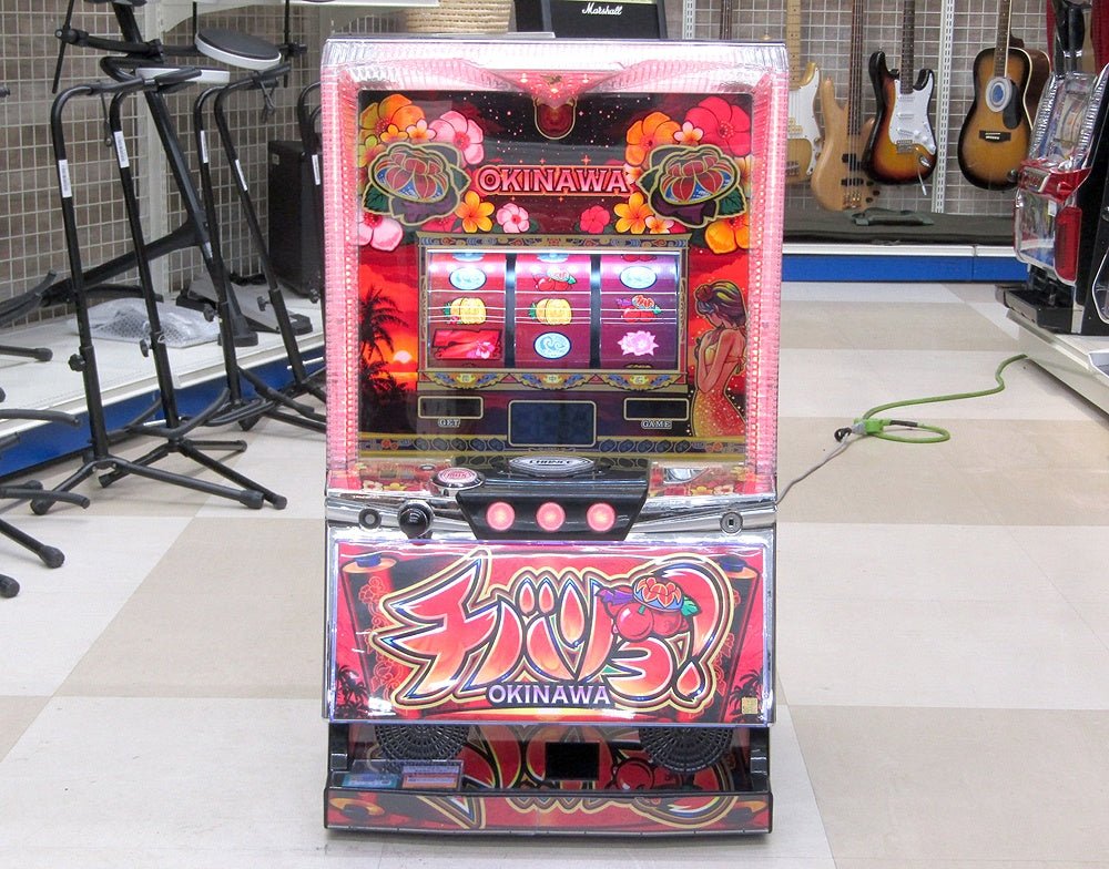 パチスロ実機 オーゼキ チバリヨ30(SチバリヨZH - 30) 6号機 コイン不要機搭載 Vol調節有 家庭用電源対応 - 安心保証・業界最安値の販売 福助