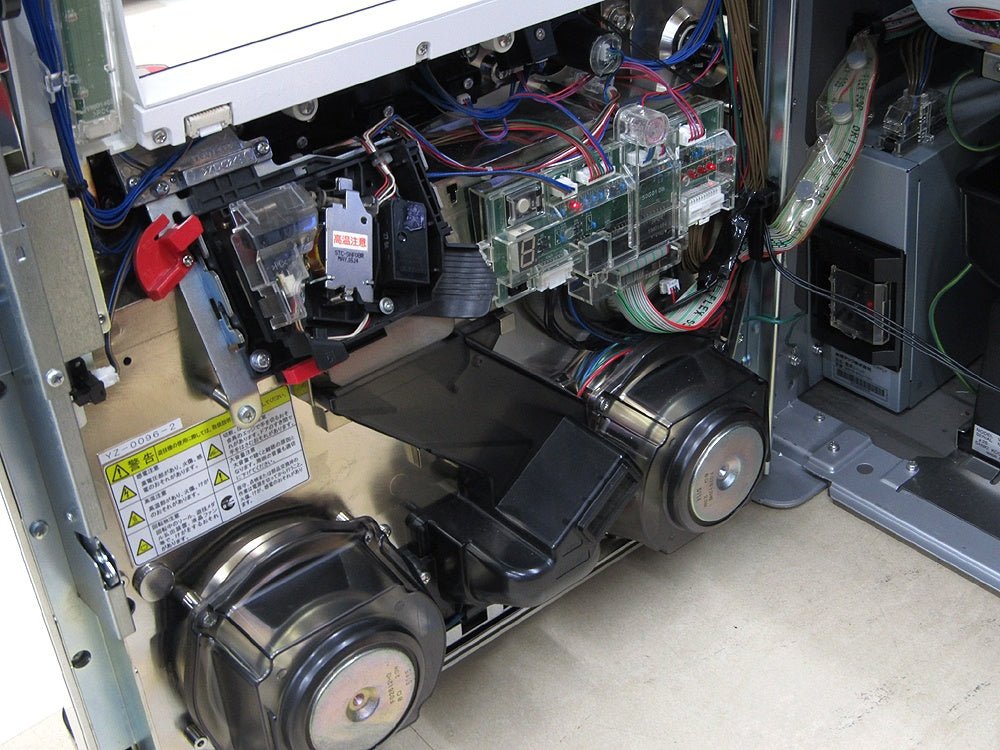 パチスロ実機 山佐 セイクリッドセブン スロット 5号機 コイン不要機搭載 100V(家庭用電源)対応 Vol調節有 - 安心保証・業界最安値の販売 福助