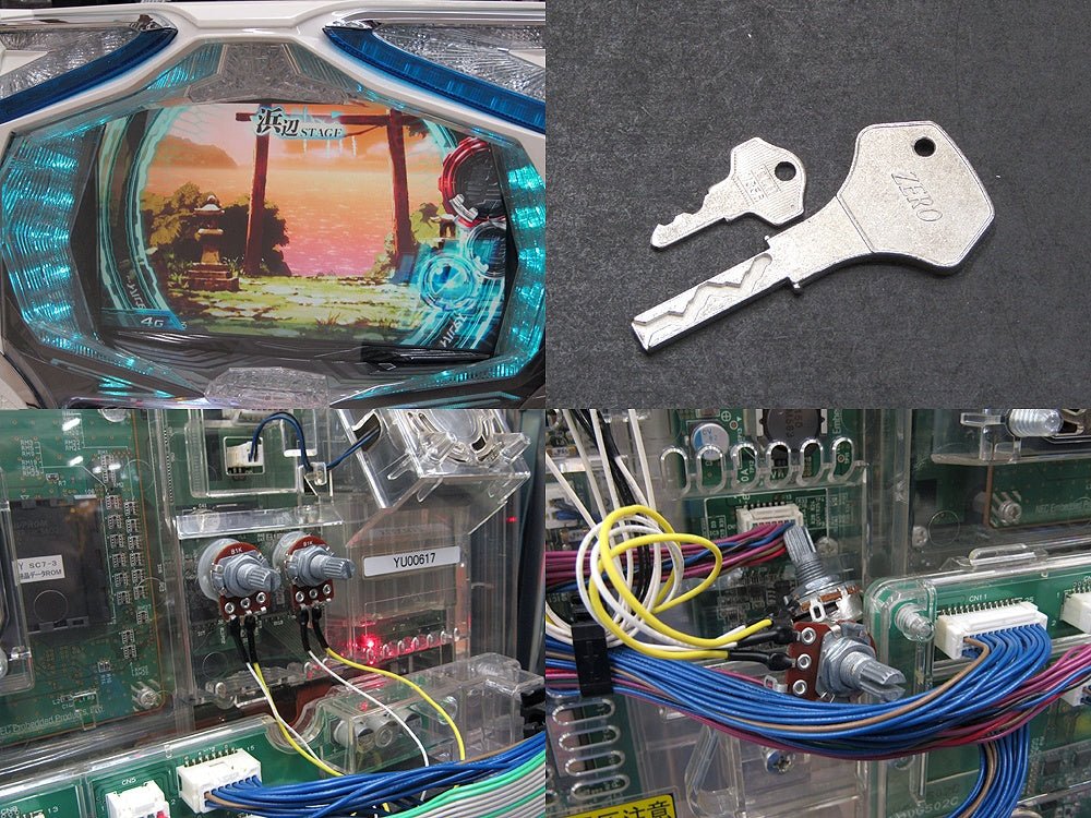 パチスロ実機 山佐 セイクリッドセブン スロット 5号機 コイン不要機搭載 100V(家庭用電源)対応 Vol調節有 - 安心保証・業界最安値の販売 福助