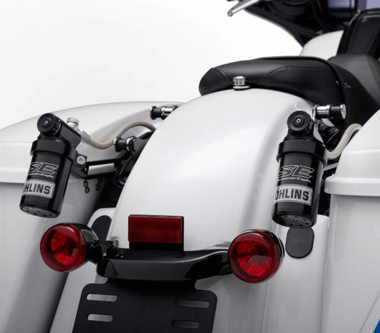 ハーレー純正 スクリーミンイーグル・リモートリザーバー・リアショック 54000193 Screamin' Eagle/hlins Remote Reservoir Rear Shocks - 安心保証・業界最安値の販売 福助