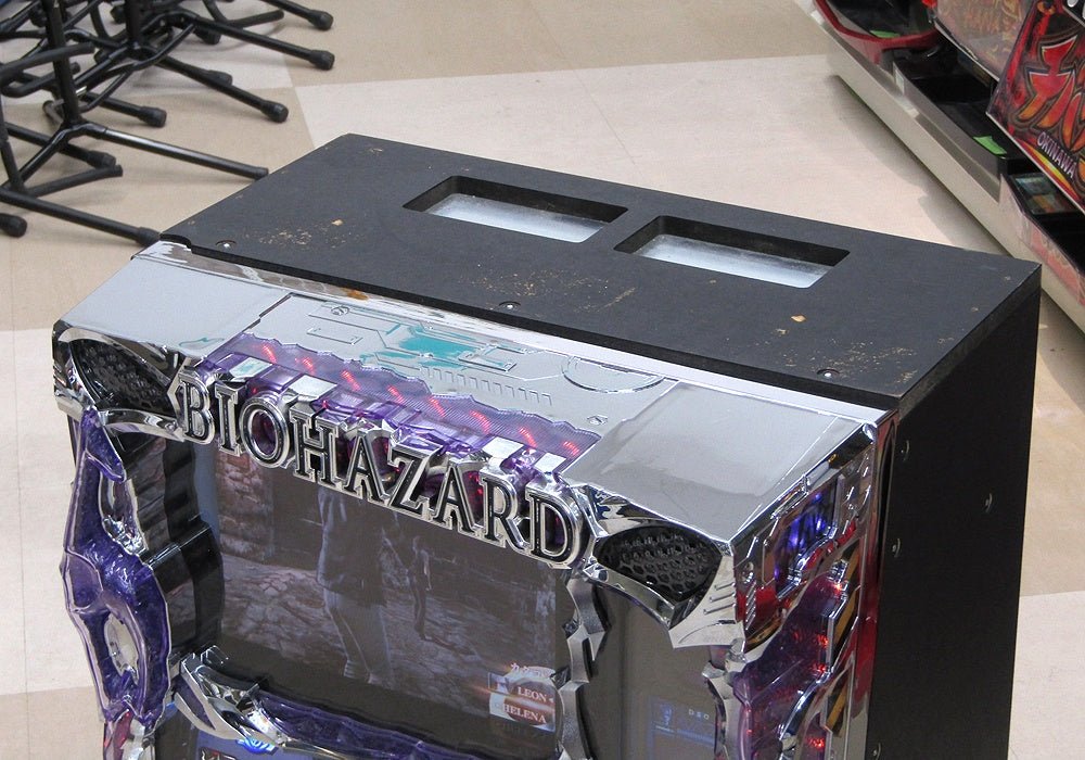 パチスロ実機 バイオハザード6 コイン不要機付き 家庭用電源対応 ボリューム調節有 スロット - 安心保証・業界最安値の販売 福助