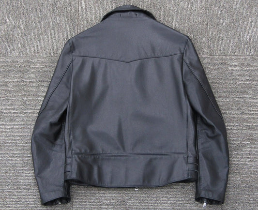 666 ライダースジャケット ＃38 ブラック LJM-1TF ステアハイド 牛革 タイトフィット サイドベルト ブラック トリプルシックス - 電動工具・楽器・ブランド・住設家電も総合リユース｜リサイクルショップ福助