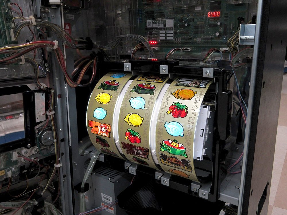 パチスロ実機 コナミアミューズメント マジカルハロウィン7 マジハロ 6号機 コイン不要機搭載 100V対応 Vol調節有 - 電動工具・楽器・ブランド・住設家電も総合リユース｜リサイクルショップ福助