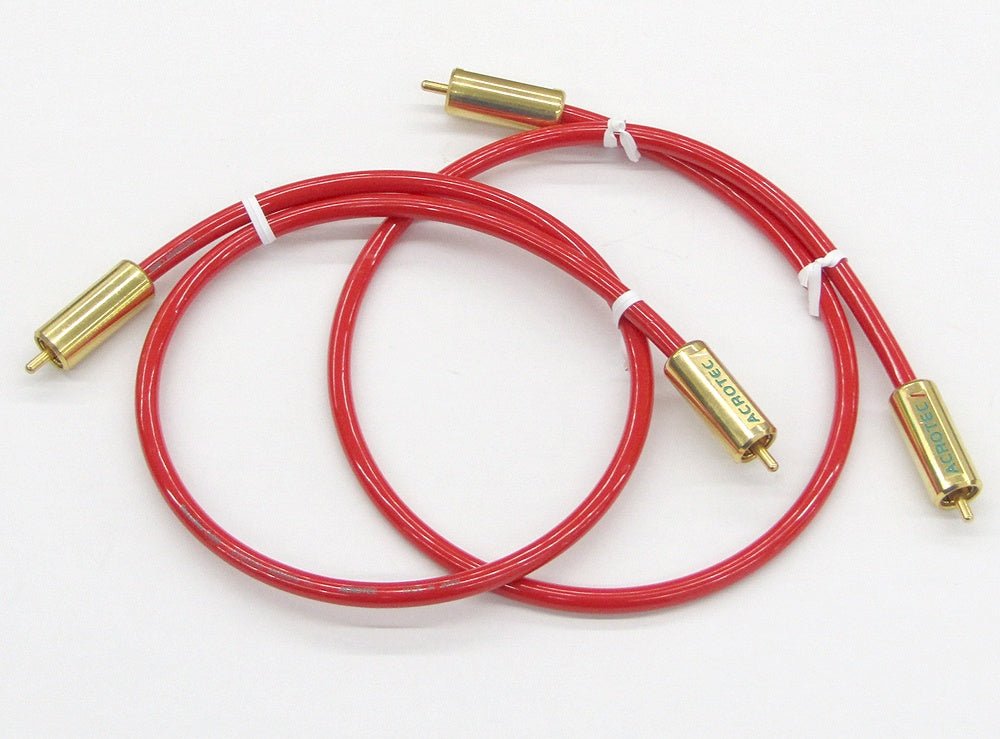 ACROTEC アクロテック 6N-A2050 RCAケーブル 2本ペア 1本あたり約64cm オーディオケーブル - 電動工具・楽器・ブランド・住設家電も総合リユース｜リサイクルショップ福助