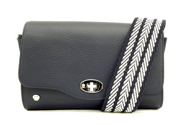 ADMJ シュリンク型押し ターンロック クロスボディバッグ - 安心保証・業界最安値の販売 福助