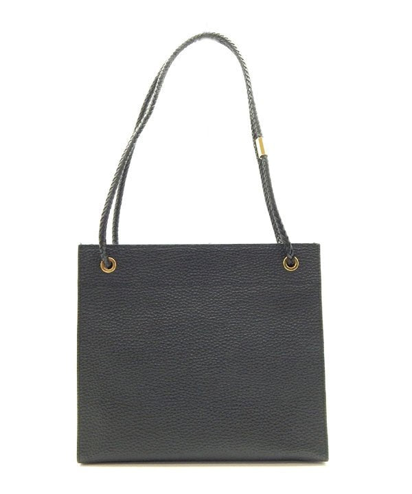 A.D.M.J レザー ハンドバッグ ブラック - 安心保証・業界最安値の販売 福助