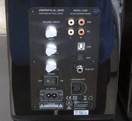 AIRPULSE エアパルス A100 BT5.0 DAC内蔵アクティブスピーカー ペア ハイレゾ対応 - 安心保証・業界最安値の販売 福助