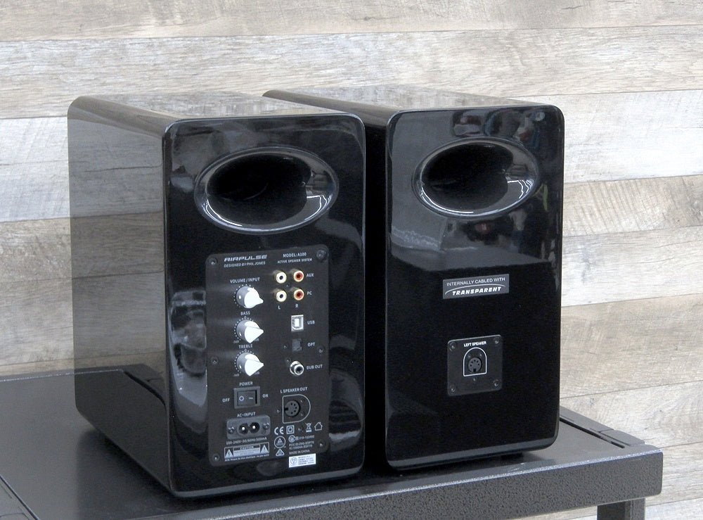 AIRPULSE エアパルス A100 BT5.0 DAC内蔵アクティブスピーカー ペア ハイレゾ対応 - 安心保証・業界最安値の販売 福助