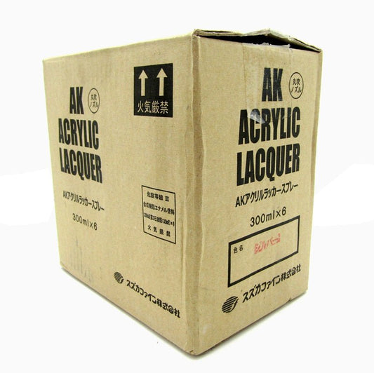 スズカファイン AKアクリルラッカースプレー シルバー色 300ml×6本セット - 安心保証・業界最安値の販売 福助
