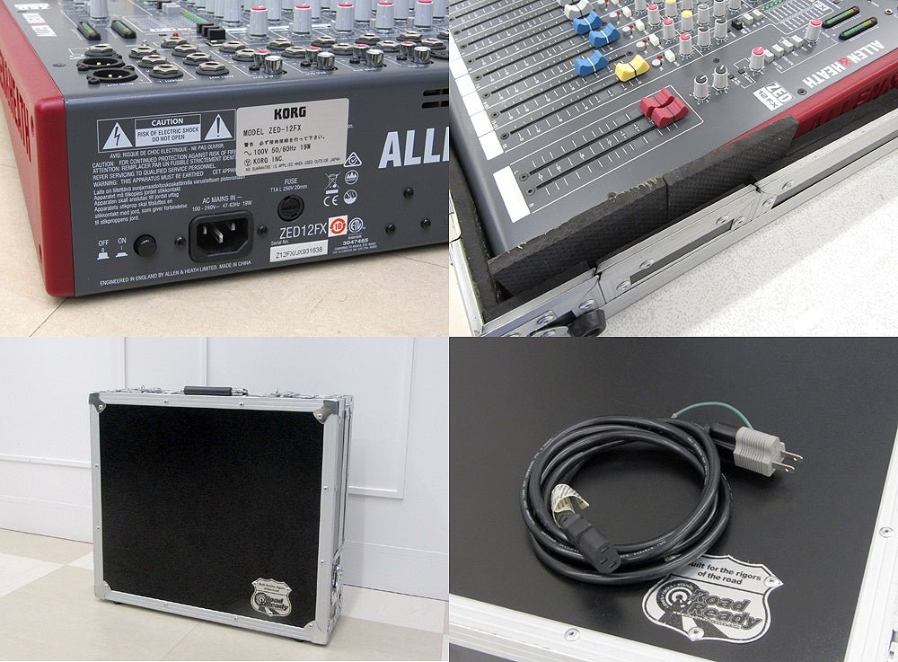 ALLEN&HEATH USB・高品位エフェクト搭載・多用途ミキサー ZED - 12FX KORG/コルグ アレン＆ヒース アナログミキサー - 安心保証・業界最安値の販売 福助