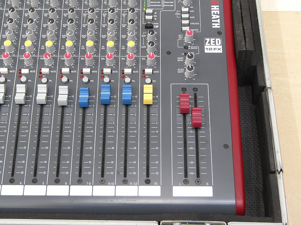 ALLEN&HEATH USB・高品位エフェクト搭載・多用途ミキサー ZED - 12FX KORG/コルグ アレン＆ヒース アナログミキサー - 安心保証・業界最安値の販売 福助