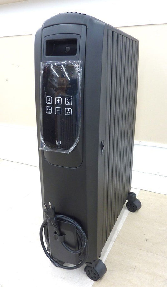 モダンデコ オイルヒーター AND・DECO アンドデコ zz001 - bk ブラック 陽だまり暖房 エコモード - 安心保証・業界最安値の販売 福助