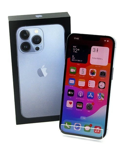 Apple iPhone 13 Pro (128GB) - シエラブルー SIMフリー MLUK3J/A - 安心保証・業界最安値の販売 福助