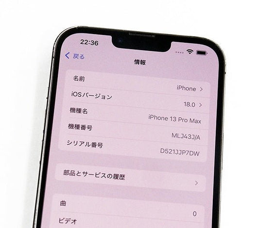 Apple(アップル) iPhone 13 Pro Max 128GB グラファイト MLJ43J/A SIMフリー/au○判定 - 安心保証・業界最安値の販売 福助