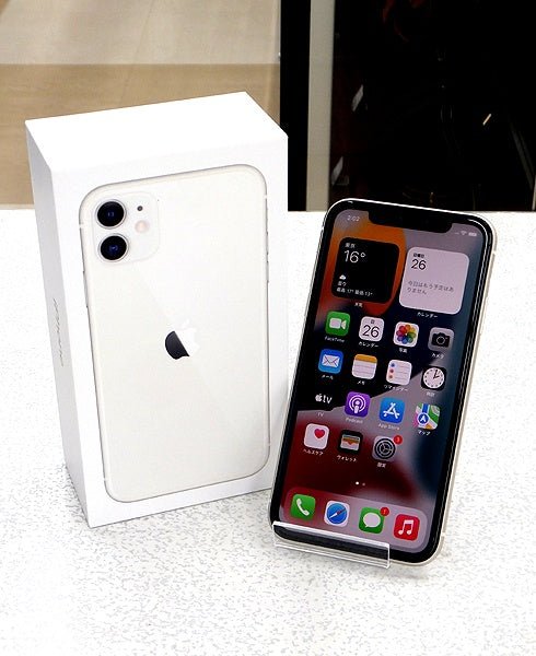 Apple(アップル) iPhone11 64GB ホワイト MWLU2J/A SIMフリー/au○判定 - 安心保証・業界最安値の販売 福助