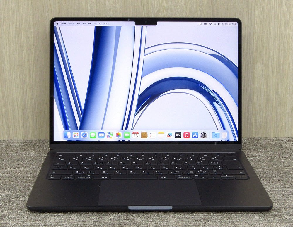 Apple アップル MacBook Air Liquid Retinaディスプレイ 13.6インチ MLY33J/A SSD:256GB M2チップ 8GBメモリ 8コア ミッドナイト 2022 - 電動工具・楽器・ブランド・住設家電も総合リユース｜リサイクルショップ福助