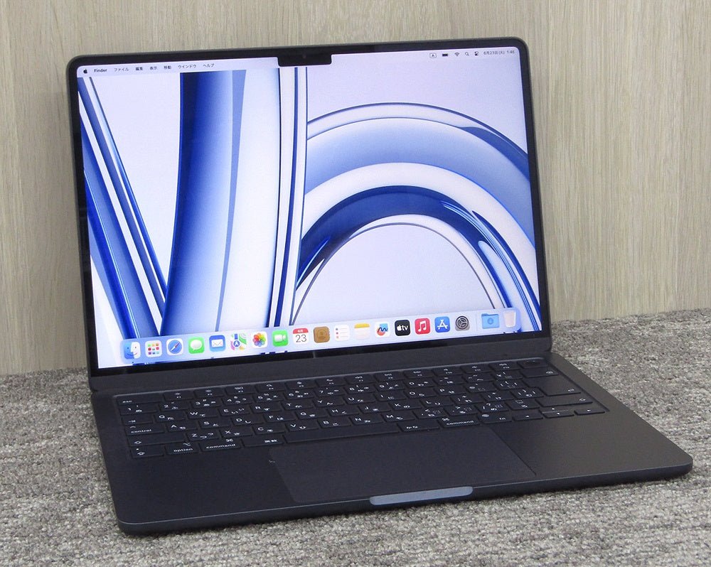Apple アップル MacBook Air Liquid Retinaディスプレイ 13.6インチ MLY33J/A SSD:256GB M2チップ 8GBメモリ 8コア ミッドナイト 2022 - 電動工具・楽器・ブランド・住設家電も総合リユース｜リサイクルショップ福助