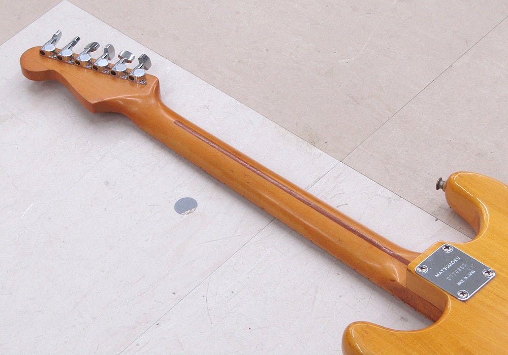 Aria ProⅡ STAGECASTER ストラトタイプ マツモク製 1977年製造 ギター アリアプロ2 PU交換有 ソフトケース他付属品有 - 安心保証・業界最安値の販売 福助