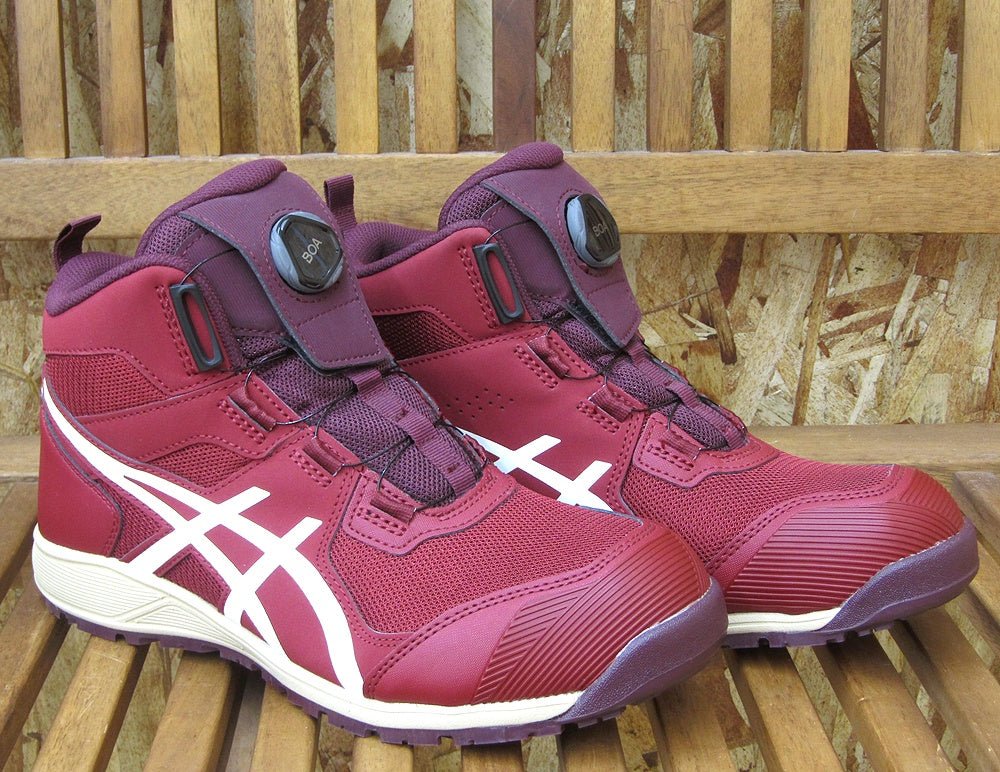 asics アシックス 1271A056 ワーキングシューズ 安全靴 ビートジュース×ホワイト ウィンジョブ CP214TS BOA - 安心保証・業界最安値の販売 福助