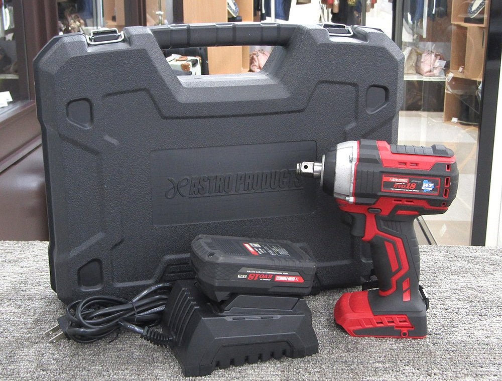 ASTRO PRODUCTS アストロプロダクツ AP050755 充電式1/2DR ハイトルクインパクトレンチ EVO18 - 電動工具・楽器・ブランド・住設家電も総合リユース｜リサイクルショップ福助