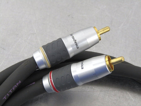 audio - technica オーディオテクニカ AT6A56 RCAケーブル 約1.0m 2本ペア - 安心保証・業界最安値の販売 福助