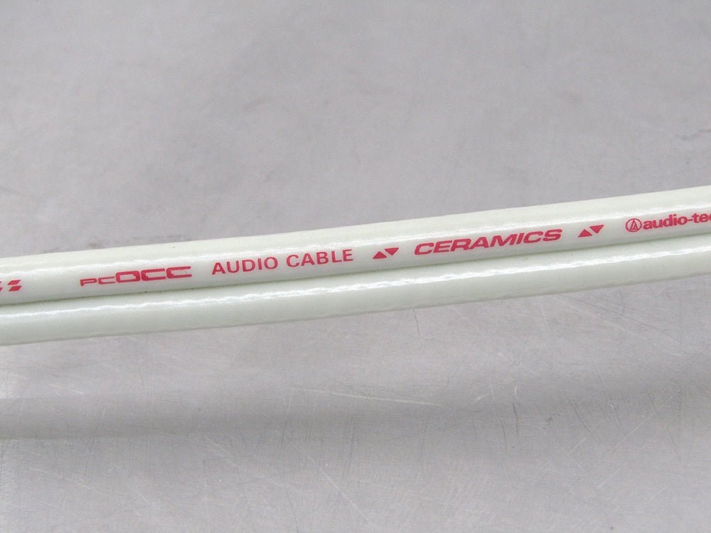 audio - technica オーディオテクニカ PCOCC CERAMICS RCAケーブル オーディオテクニカ 約0.5mペア - 安心保証・業界最安値の販売 福助