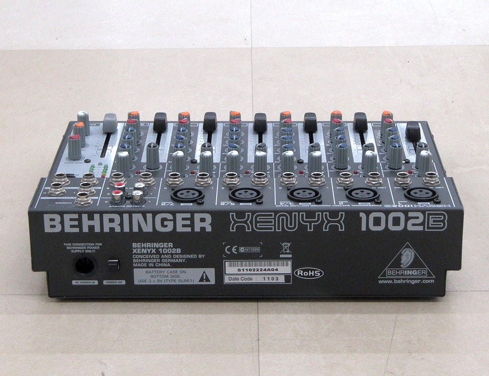 BEHRINGER ベリンガー 10ch アナログミキサー XENYX 1002B アナログミキサー - 安心保証・業界最安値の販売 福助
