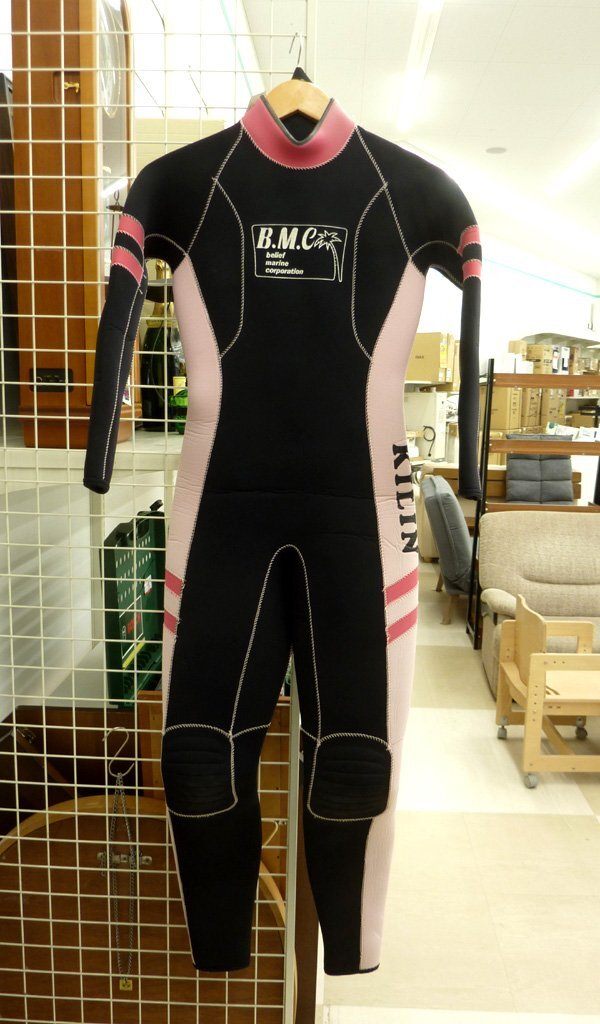 B.M.C ウエットスーツ ピンク レディース 全体約132cm 長袖 スキューバ ダイビング用品 - 安心保証・業界最安値の販売 福助