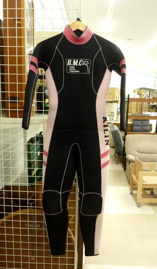 B.M.C ウエットスーツ ピンク レディース 全体約132cm 長袖 スキューバ ダイビング用品 - 安心保証・業界最安値の販売 福助