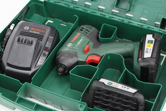 BOSCH(ボッシュ) コードレスインパクトドライバー 18V PDR18LIN バッテリー2個付 - 電動工具・楽器・ブランド・住設家電も総合リユース｜リサイクルショップ福助