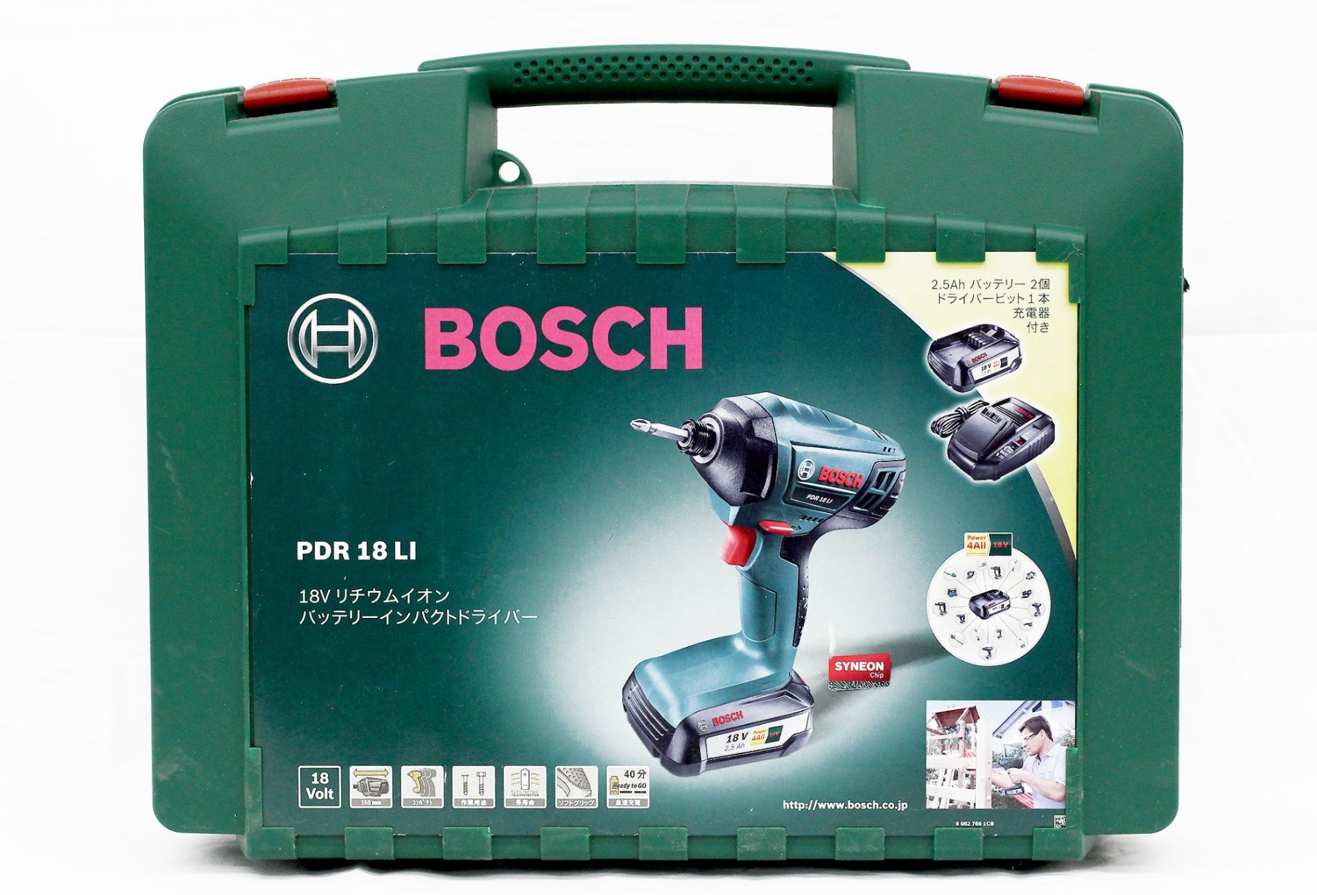 BOSCH(ボッシュ) コードレスインパクトドライバー 18V PDR18LIN バッテリー2個付 - 電動工具・楽器・ブランド・住設家電も総合リユース｜リサイクルショップ福助