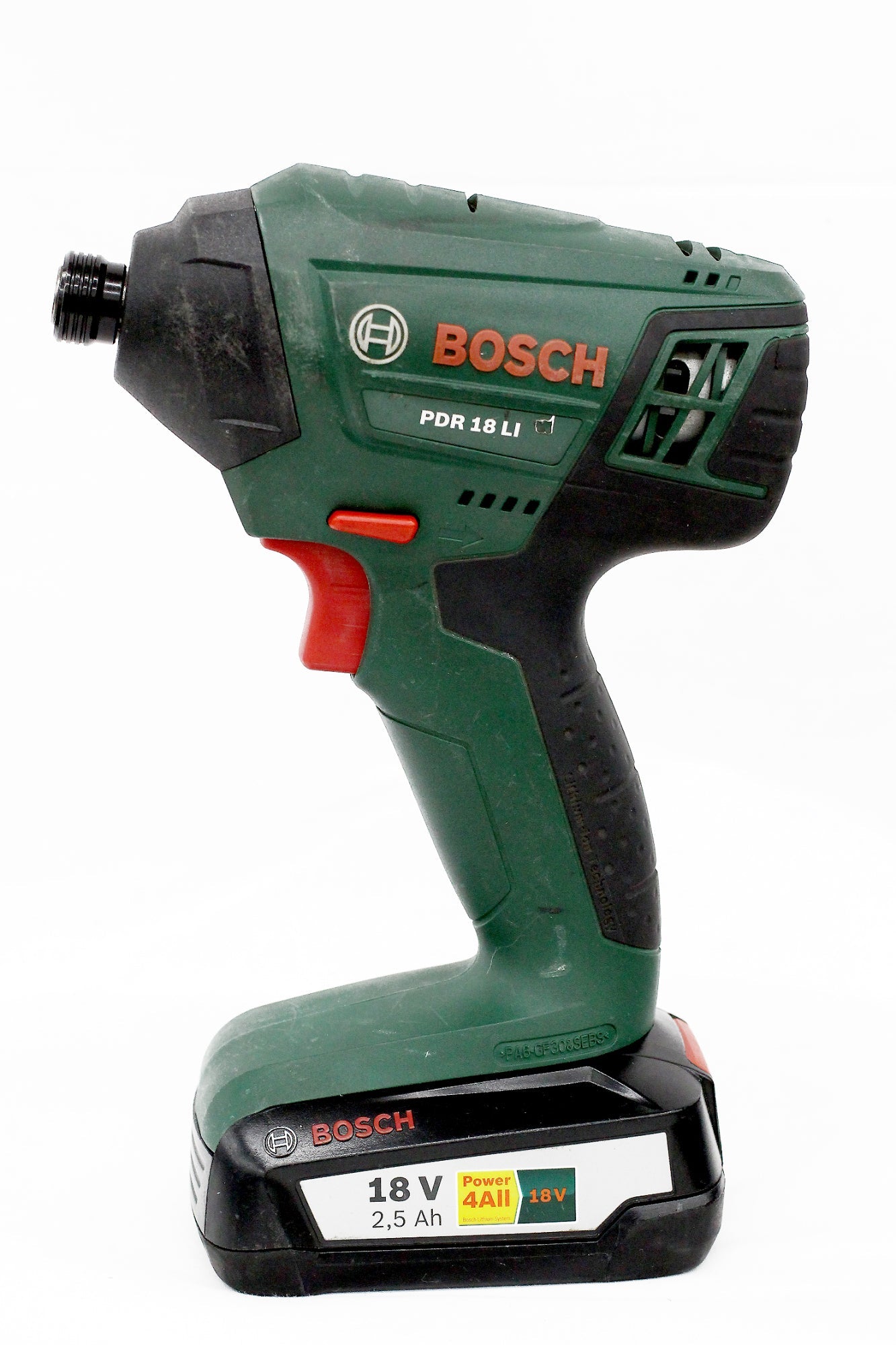 BOSCH(ボッシュ) コードレスインパクトドライバー 18V PDR18LIN バッテリー2個付 - 電動工具・楽器・ブランド・住設家電も総合リユース｜リサイクルショップ福助