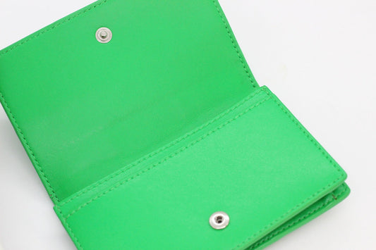 BOTTEGA VENETA (ボッテガヴェネタ) カセット ビジネスカードケース イントレチャート パラキート(グリーン) 679849VBWD33724 - 安心保証・業界最安値の販売 福助