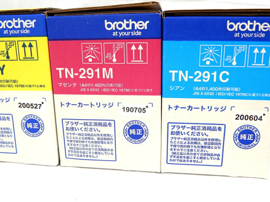 Brother(ブラザー) 291 純正トナー 期限切れ TN - 291C/M/Y 3色セット - 安心保証・業界最安値の販売 福助