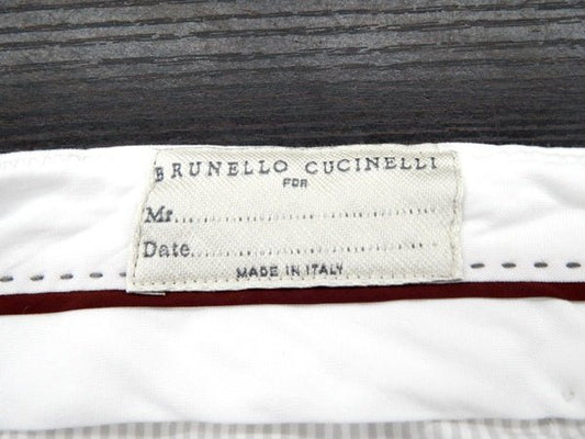 brunello cucinelli(ブルネロクチネリ) メンズ コットンパンツ ホワイト - 電動工具・楽器・ブランド・住設家電も総合リユース｜リサイクルショップ福助